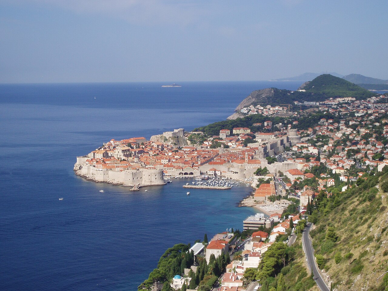 Dubrovnik city view